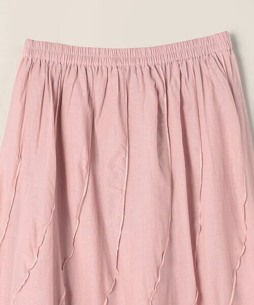 COMME CA ISM / コムサイズム ミニ・ひざ丈スカート | インドコットンフレアースカート | 詳細8