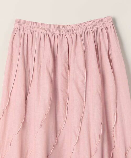 COMME CA ISM / コムサイズム ミニ・ひざ丈スカート | インドコットンフレアースカート | 詳細9