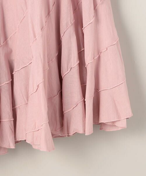 COMME CA ISM / コムサイズム ミニ・ひざ丈スカート | インドコットンフレアースカート | 詳細10