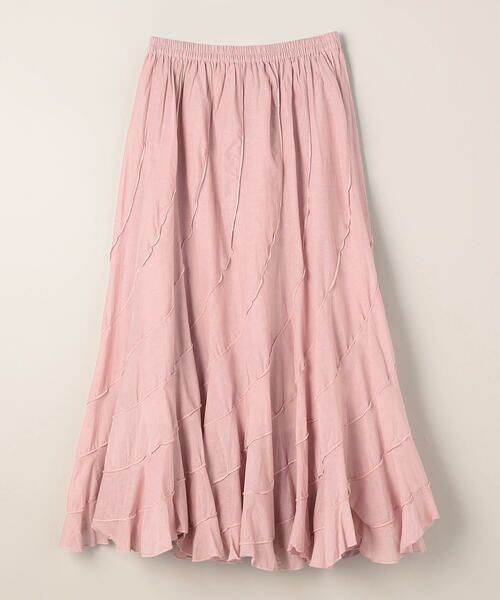 COMME CA ISM / コムサイズム ミニ・ひざ丈スカート | インドコットンフレアースカート | 詳細11