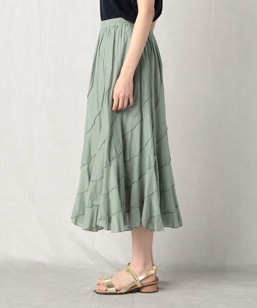 COMME CA ISM / コムサイズム ミニ・ひざ丈スカート | インドコットンフレアースカート | 詳細19