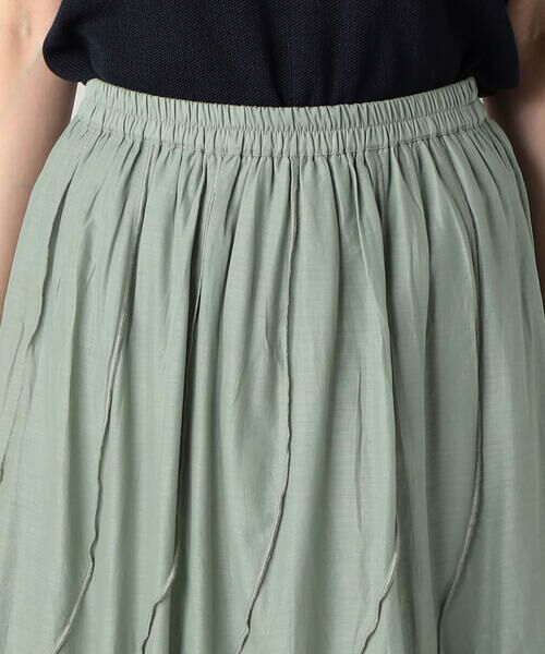 COMME CA ISM / コムサイズム ミニ・ひざ丈スカート | インドコットンフレアースカート | 詳細21