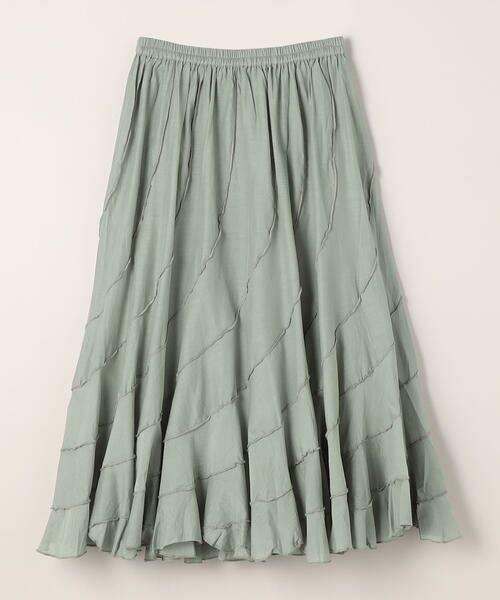 COMME CA ISM / コムサイズム ミニ・ひざ丈スカート | インドコットンフレアースカート | 詳細16