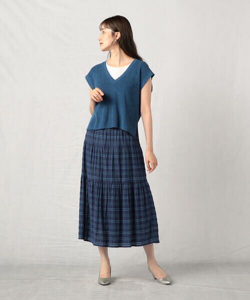 COMME CA ISM / コムサイズム ロング・マキシ丈スカート | ティアードスカート | 詳細4