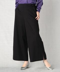 COMME CA ISM / コムサイズム その他パンツ | ウエストアジャスト スリット入り ゴムパンツ