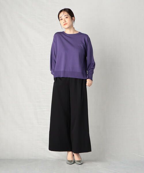 COMME CA ISM / コムサイズム その他パンツ | ウエストアジャスト スリット入り ゴムパンツ | 詳細1