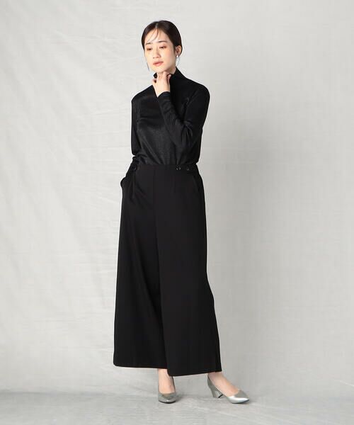 COMME CA ISM / コムサイズム その他パンツ | ウエストアジャスト スリット入り ゴムパンツ | 詳細4