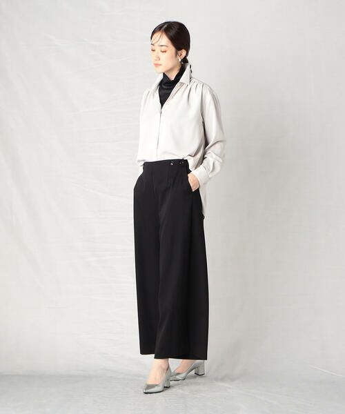 COMME CA ISM / コムサイズム その他パンツ | ウエストアジャスト スリット入り ゴムパンツ | 詳細5