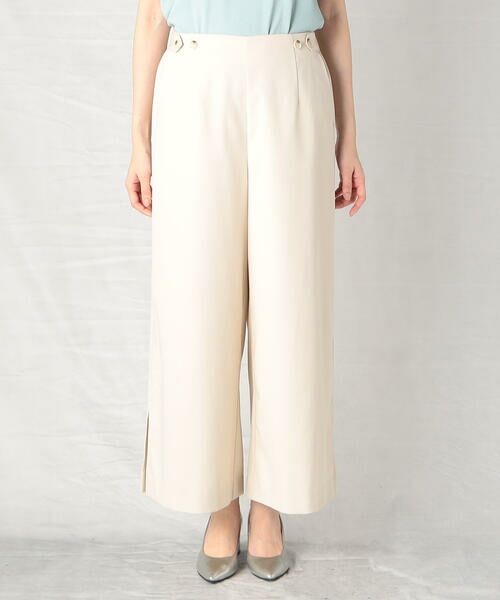 COMME CA ISM / コムサイズム その他パンツ | ウエストアジャスト スリット入り ゴムパンツ | 詳細12