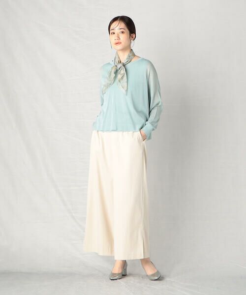 COMME CA ISM / コムサイズム その他パンツ | ウエストアジャスト スリット入り ゴムパンツ | 詳細8