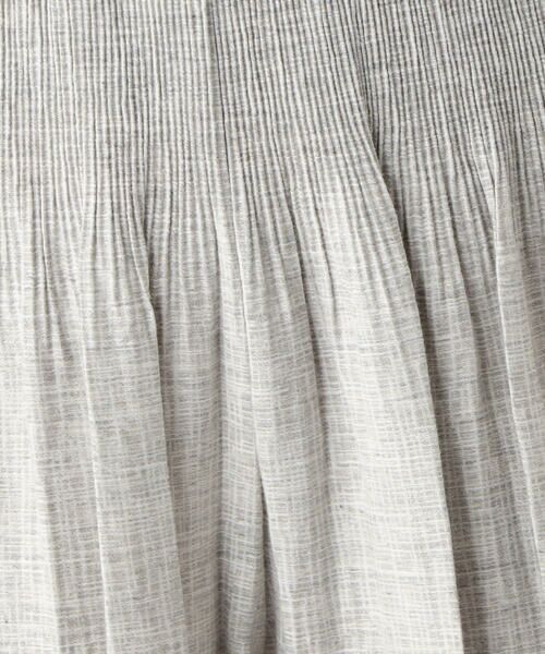 COMME CA ISM / コムサイズム ショート・ハーフ・半端丈パンツ | 米沢織　リネン混ジャガードゴムパンツ | 詳細9