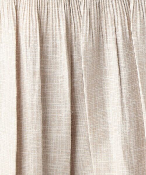 COMME CA ISM / コムサイズム ショート・ハーフ・半端丈パンツ | 米沢織　リネン混ジャガードゴムパンツ | 詳細12