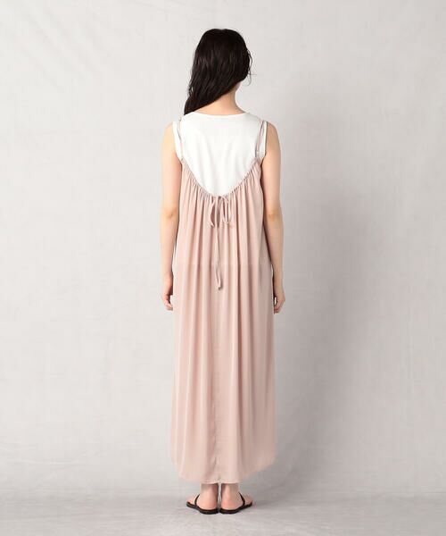 COMME CA ISM / コムサイズム ロング・マキシ丈ワンピース | 【セットアイテム】柄編みニット＆ヴィンテージサテンワンピース | 詳細8