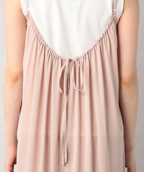 COMME CA ISM / コムサイズム ロング・マキシ丈ワンピース | 【セットアイテム】柄編みニット＆ヴィンテージサテンワンピース | 詳細15