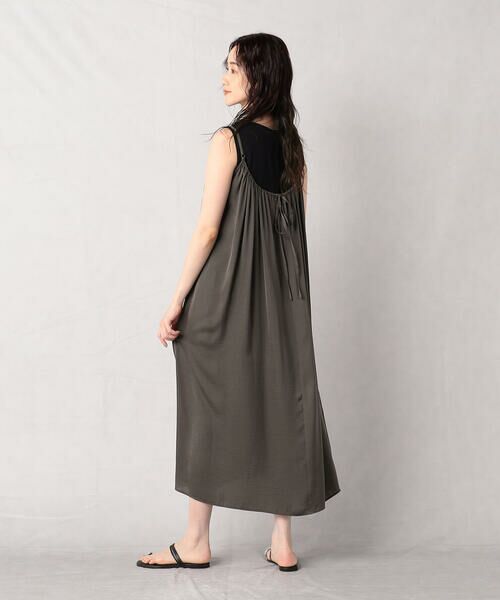 COMME CA ISM / コムサイズム ロング・マキシ丈ワンピース | 【セットアイテム】柄編みニット＆ヴィンテージサテンワンピース | 詳細22