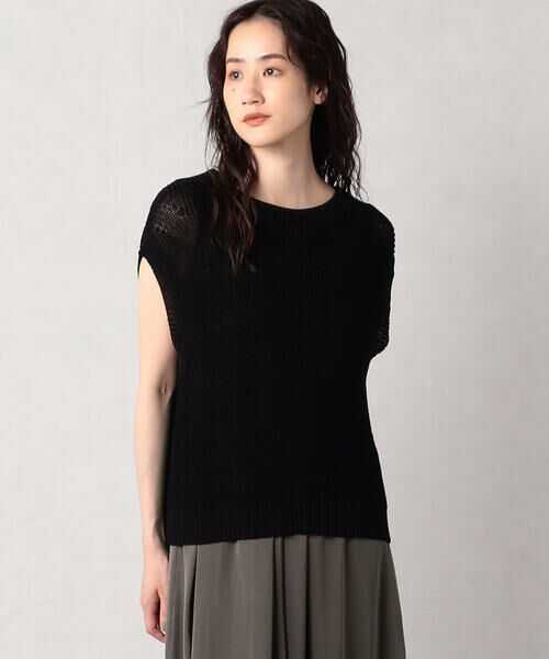 COMME CA ISM / コムサイズム ロング・マキシ丈ワンピース | 【セットアイテム】柄編みニット＆ヴィンテージサテンワンピース | 詳細23