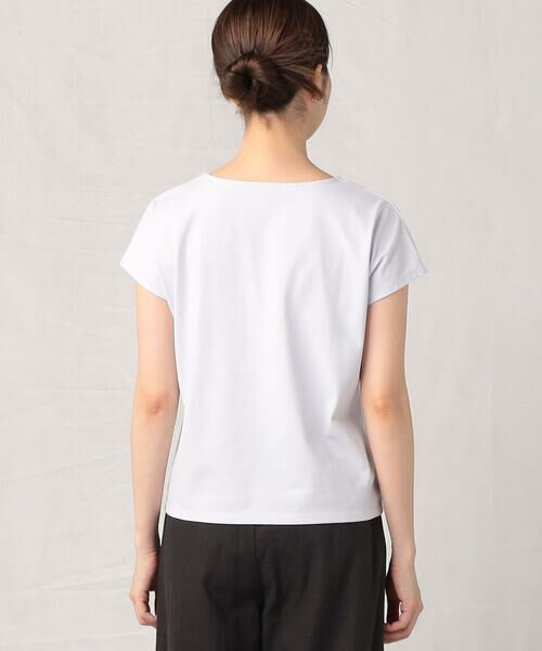 COMME CA ISM / コムサイズム カットソー | キラキラ ラインストーン ロゴＴシャツ | 詳細5