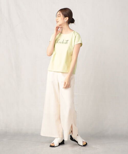 COMME CA ISM / コムサイズム カットソー | キラキラ ラインストーン ロゴＴシャツ | 詳細11