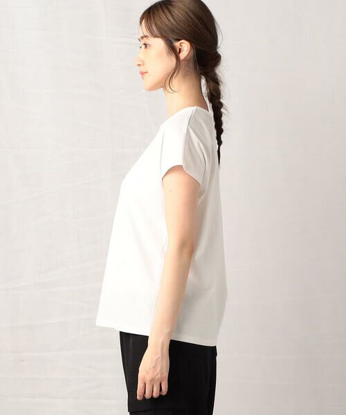 COMME CA ISM / コムサイズム Tシャツ | 花束プリントTシャツ | 詳細4