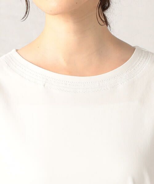 COMME CA ISM / コムサイズム タンクトップ | 刺繍入り ラウンドネック タンクトップ | 詳細7