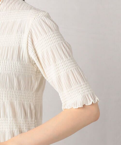 COMME CA ISM / コムサイズム カットソー | シャーリング5分袖カットソー | 詳細8