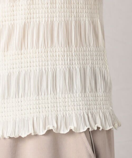 COMME CA ISM / コムサイズム カットソー | シャーリング5分袖カットソー | 詳細9