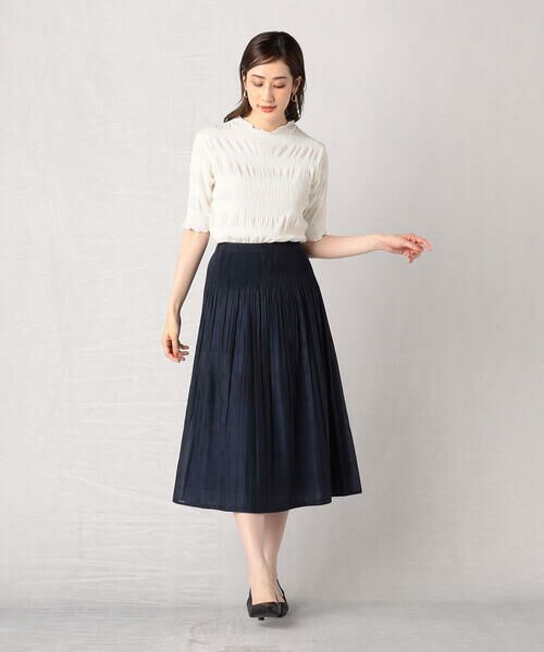 COMME CA ISM / コムサイズム カットソー | シャーリング5分袖カットソー | 詳細2