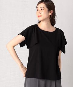 COMME CA ISM / コムサイズム カットソー | 肌触りの良いスクエアスリーブのカットソープルオーバー