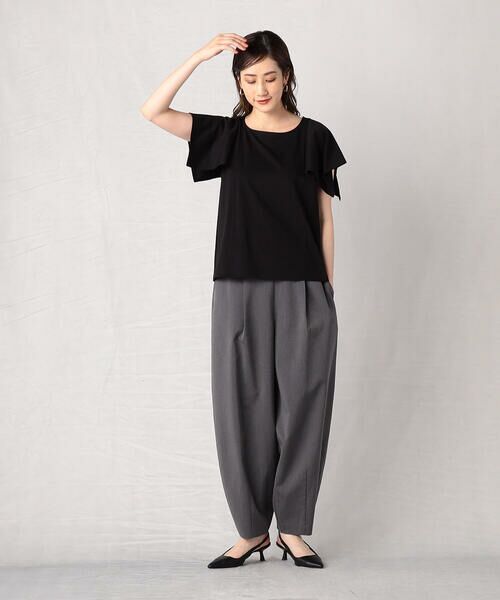 COMME CA ISM / コムサイズム カットソー | 肌触りの良いスクエアスリーブのカットソープルオーバー | 詳細1