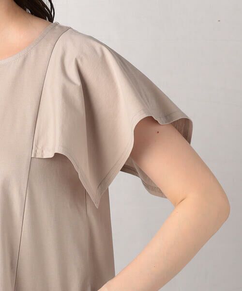COMME CA ISM / コムサイズム カットソー | 肌触りの良いスクエアスリーブのカットソープルオーバー | 詳細12