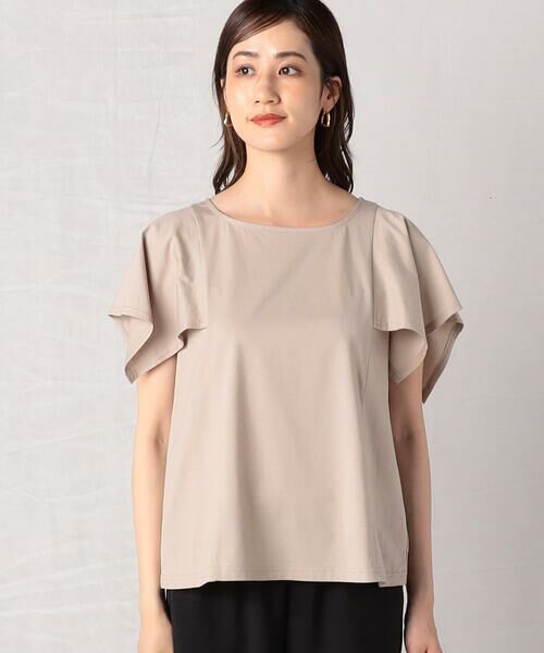 COMME CA ISM / コムサイズム カットソー | 肌触りの良いスクエアスリーブのカットソープルオーバー | 詳細8
