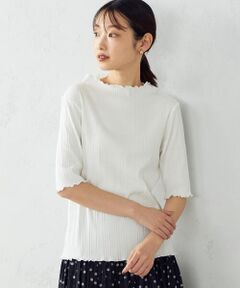 COMME CA ISM / コムサイズム カットソー | ハイネック　リブカットソー