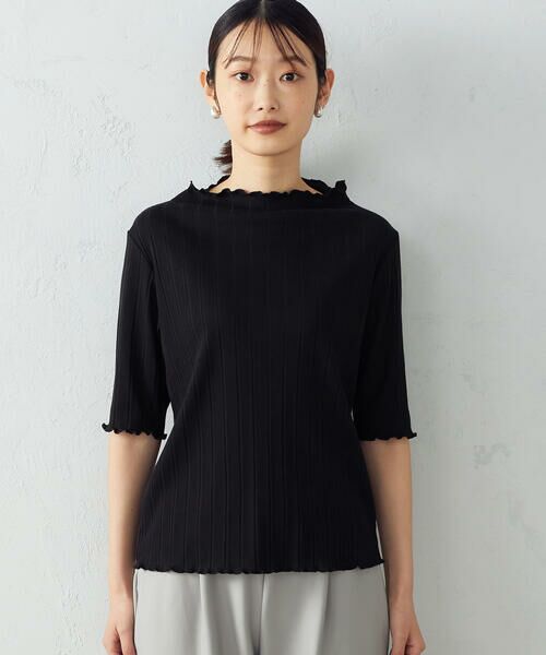 COMME CA ISM / コムサイズム カットソー | ハイネック　リブカットソー | 詳細5