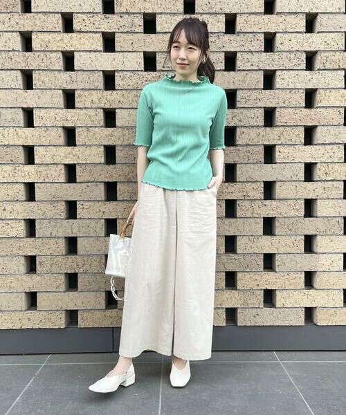 COMME CA ISM / コムサイズム カットソー | ハイネック　リブカットソー | 詳細18