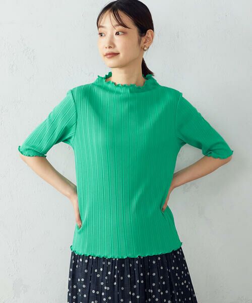 COMME CA ISM / コムサイズム カットソー | ハイネック　リブカットソー | 詳細19