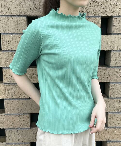 COMME CA ISM / コムサイズム カットソー | ハイネック　リブカットソー | 詳細20