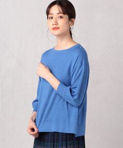 COMME CA ISM / コムサイズム ニット・セーター | 【ウォッシャブル】シルク混　五分袖ニット