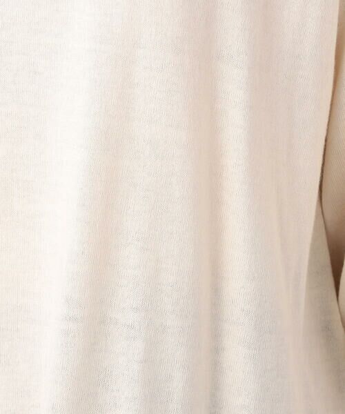 COMME CA ISM / コムサイズム ニット・セーター | 【ウォッシャブル】シルク混　五分袖ニット | 詳細3