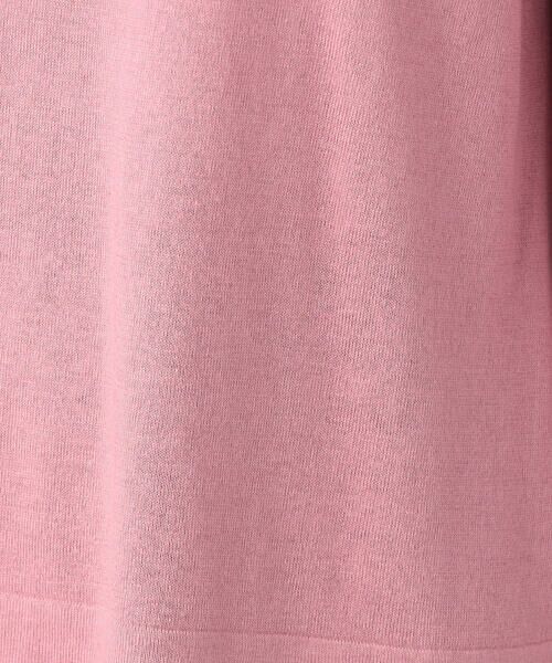 COMME CA ISM / コムサイズム ニット・セーター | 【ウォッシャブル】シルク混　五分袖ニット | 詳細7