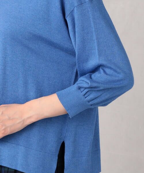 COMME CA ISM / コムサイズム ニット・セーター | 【ウォッシャブル】シルク混　五分袖ニット | 詳細14
