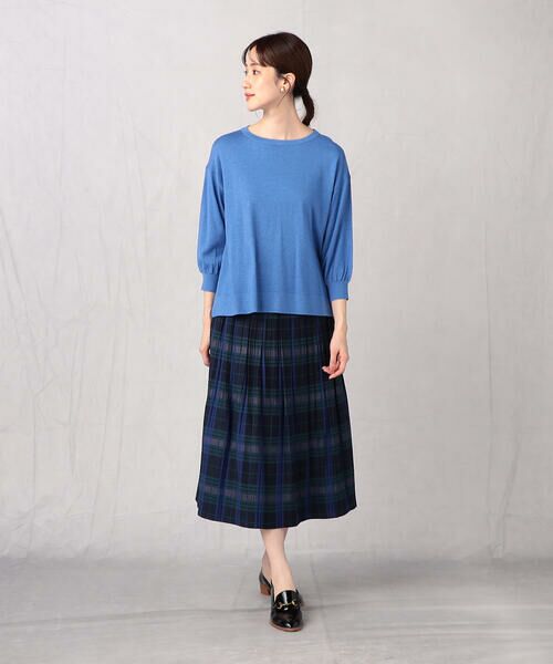 COMME CA ISM / コムサイズム ニット・セーター | 【ウォッシャブル】シルク混　五分袖ニット | 詳細8