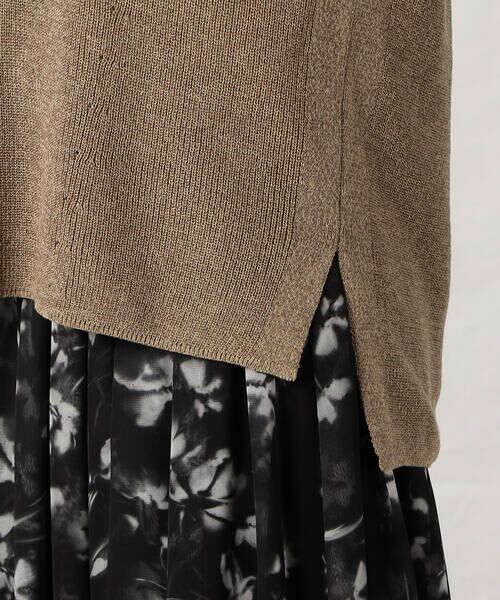 COMME CA ISM / コムサイズム ベスト | 深Vネック MIXニット ベスト | 詳細13