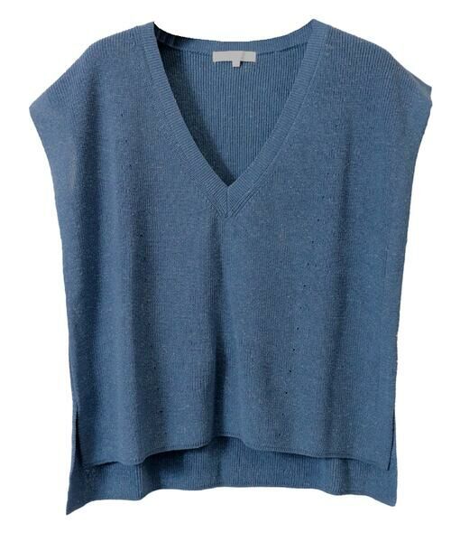 COMME CA ISM / コムサイズム ベスト | 深Vネック MIXニット ベスト | 詳細19