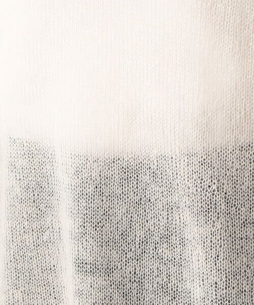 COMME CA ISM / コムサイズム ニット・セーター | モヘア混 ボートネック シアーニット | 詳細11