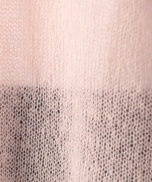 COMME CA ISM / コムサイズム ニット・セーター | モヘア混 ボートネック シアーニット | 詳細15