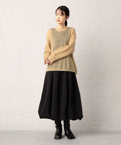 COMME CA ISM / コムサイズム ニット・セーター | モヘア混 ボートネック シアーニット | 詳細16