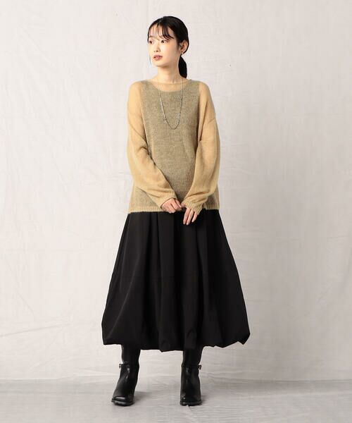 COMME CA ISM / コムサイズム ニット・セーター | モヘア混 ボートネック シアーニット | 詳細17