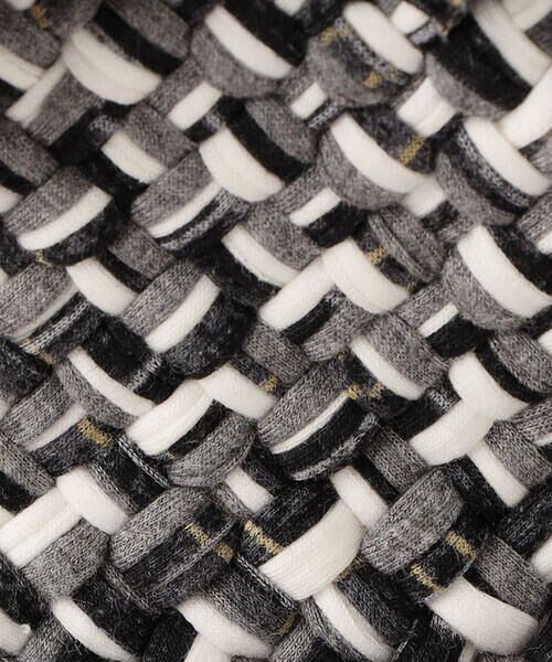 COMME CA ISM / コムサイズム ボストンバッグ | 【アップサイクル】ツィード調　手編みミニボストンショルダー | 詳細8