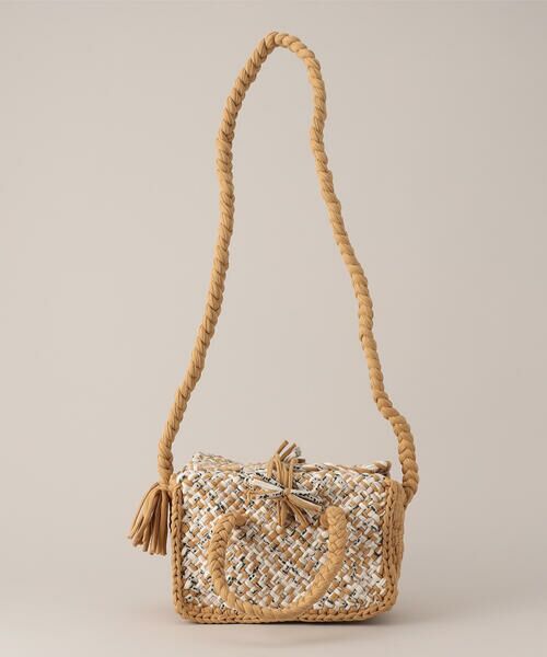 COMME CA ISM / コムサイズム ボストンバッグ | 【アップサイクル】ツィード調　手編みミニボストンショルダー | 詳細12