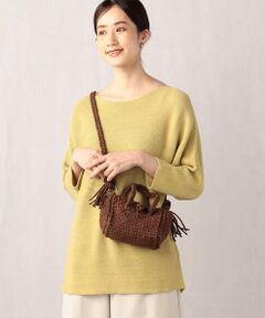 COMME CA ISM / コムサイズム トートバッグ | 【アップサイクル】手編み　ミニトートショルダー